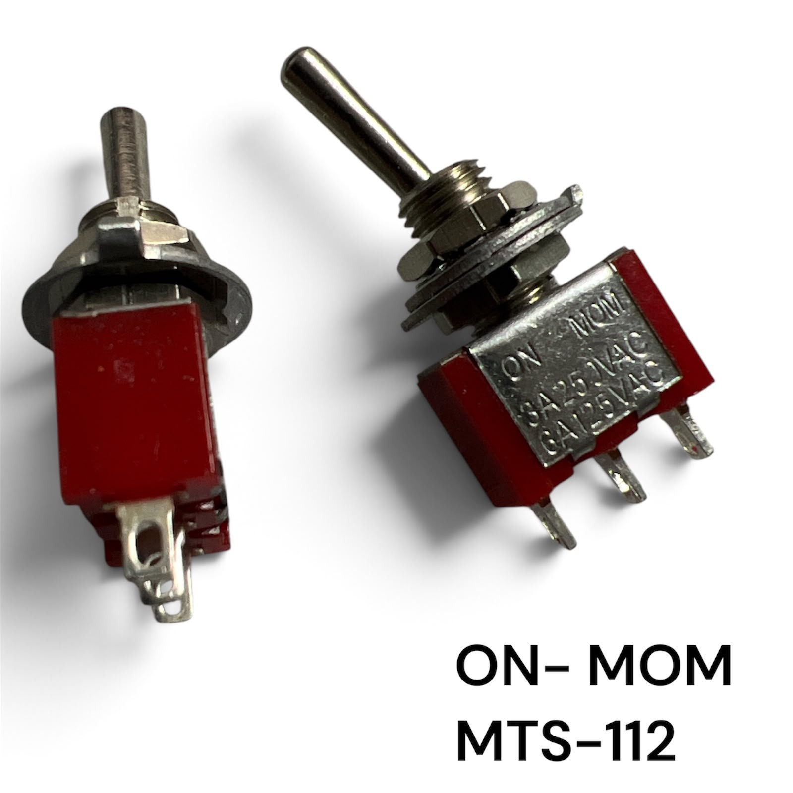 MTS-112 Deviatore a Leva ON - MOM 2A 250V con ritorno