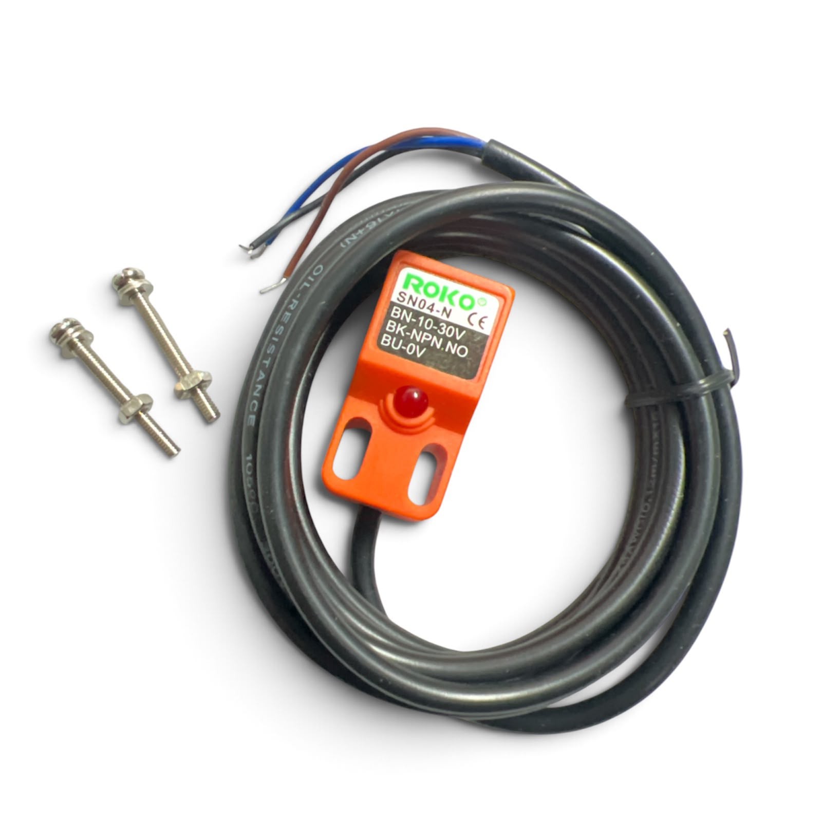 ROKO SN04-N NPN NO 10-30Vdc Sensore di Prossimità Induttivo Finecorsa Arduino