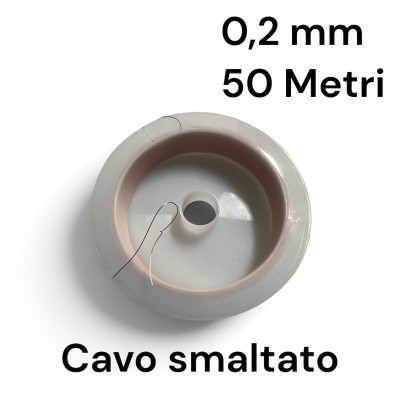 50m Cavo di rame da 0,2mm singolarmente smaltato per avvolgimenti