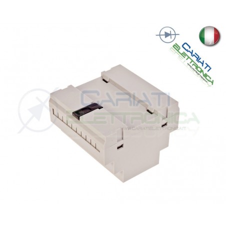 Contenitore Custodia DIN per Guida DIN Grigio Domotica