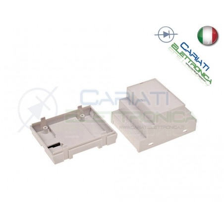 Contenitore Custodia DIN per Guida DIN Grigio Domotica