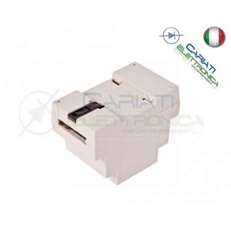 Contenitore Custodia DIN per Guida DIN Grigio DomoticaKrade