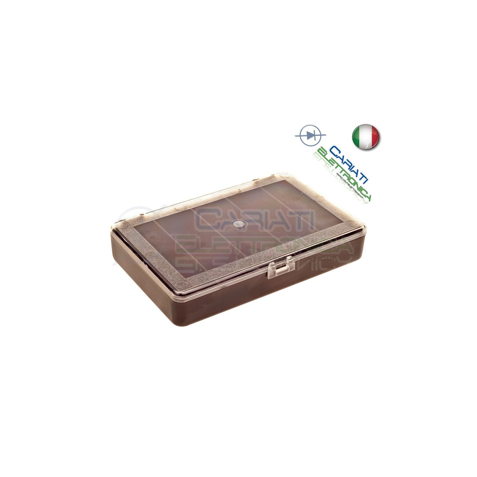 VALIGETTA ORGANIZER CONTENITORE 5 SCOMPARTIMENTI IN PLASTICA