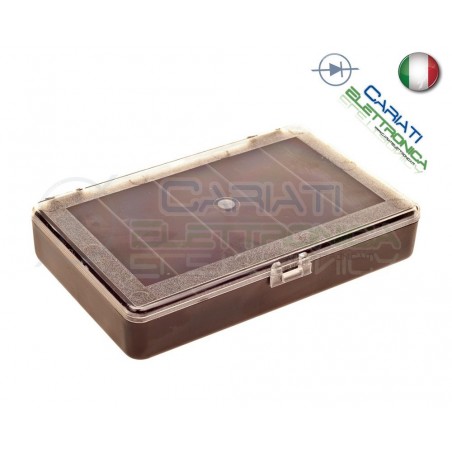 VALIGETTA ORGANIZER CONTENITORE 5 SCOMPARTIMENTI IN PLASTICA