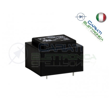 Trasformatore incapsulato 10VA 230V Doppia Uscita 2x9V Team magnetics