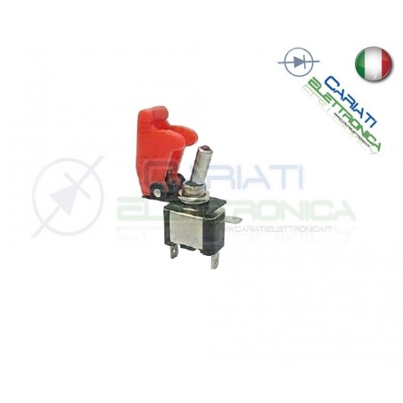 Interruttore Leva Con Led Rosso Tuning 12V 20A
