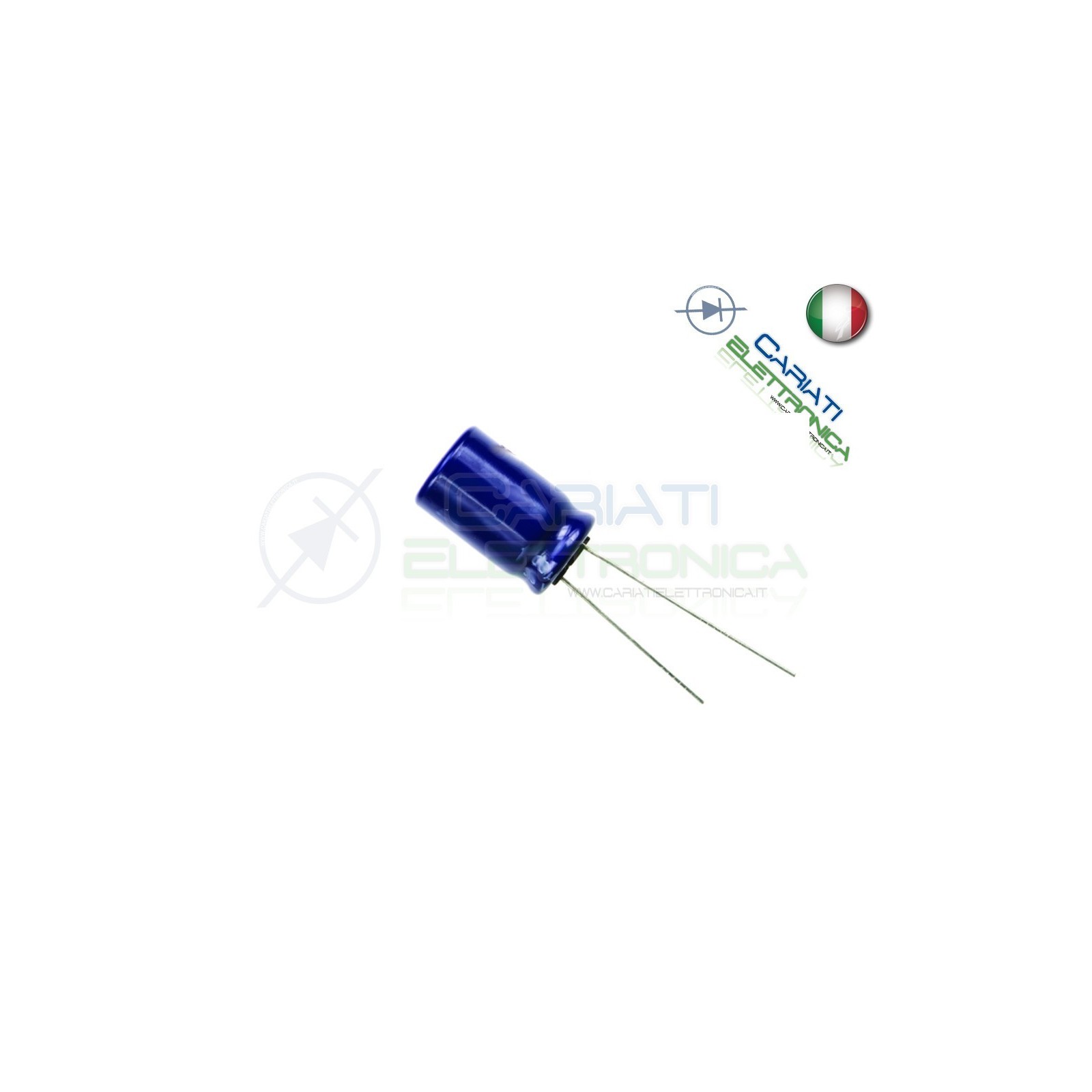 5 PEZZI CONDENSATORE ELETTROLITICO 220uF 220 uF 50V 85°