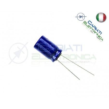 10 PEZZI CONDENSATORE ELETTROLITICO 22uF 22 uF 63V 85°