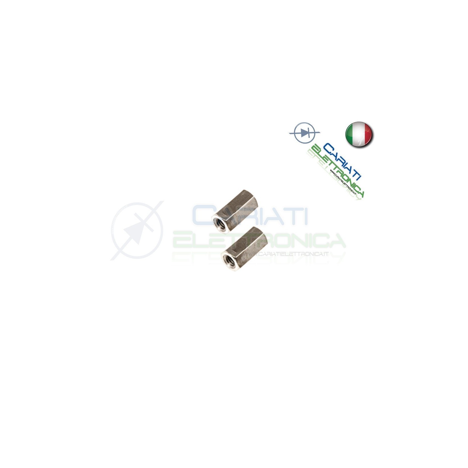 5 PEZZI Distanziale Metallo F/F M3 7mm Distanziali DistanziatoreGenerico