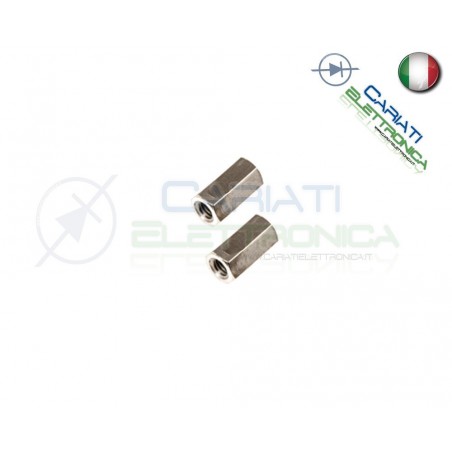 5 PEZZI Distanziale Metallo F/F M3 7mm Distanziali DistanziatoreGenerico