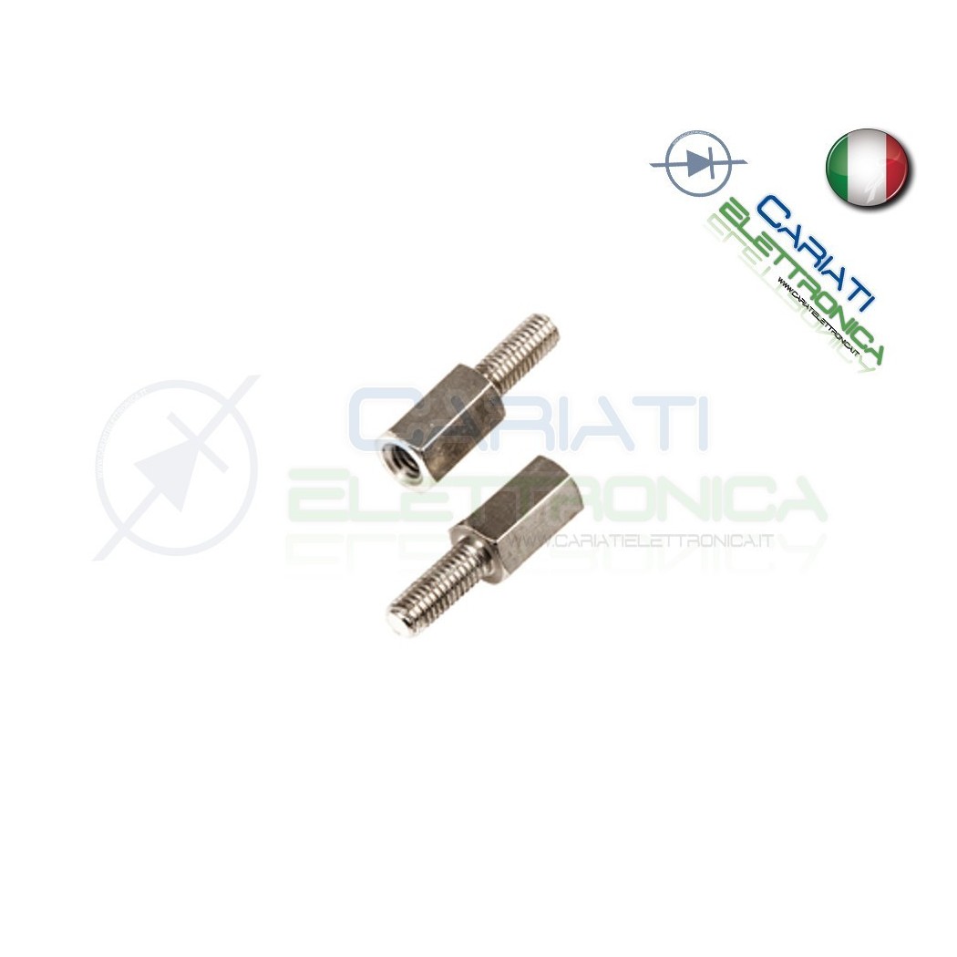 4 Pezzi Distanziale M/F M3 7mm Metallo Distanziali Distanziatore MF M-F Generico