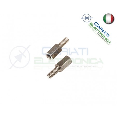 4 Pezzi Distanziale M/F M3 7mm Metallo Distanziali Distanziatore MF M-F Generico