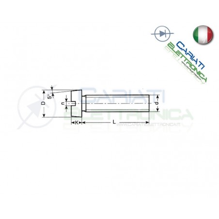 10 PEZZI Vite Bullone M3 in Metallo Distanziali 12mm Generico