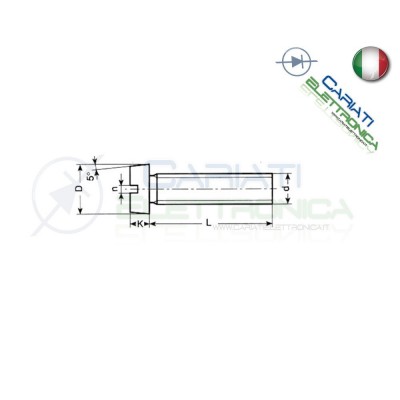 10 PEZZI Vite Bullone M3 in Metallo Distanziali 14mm Generico