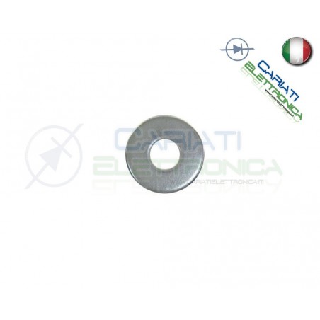 100 PEZZI Rondella M3 in Metallo Distanziali Rondelle Piana Ambrovit