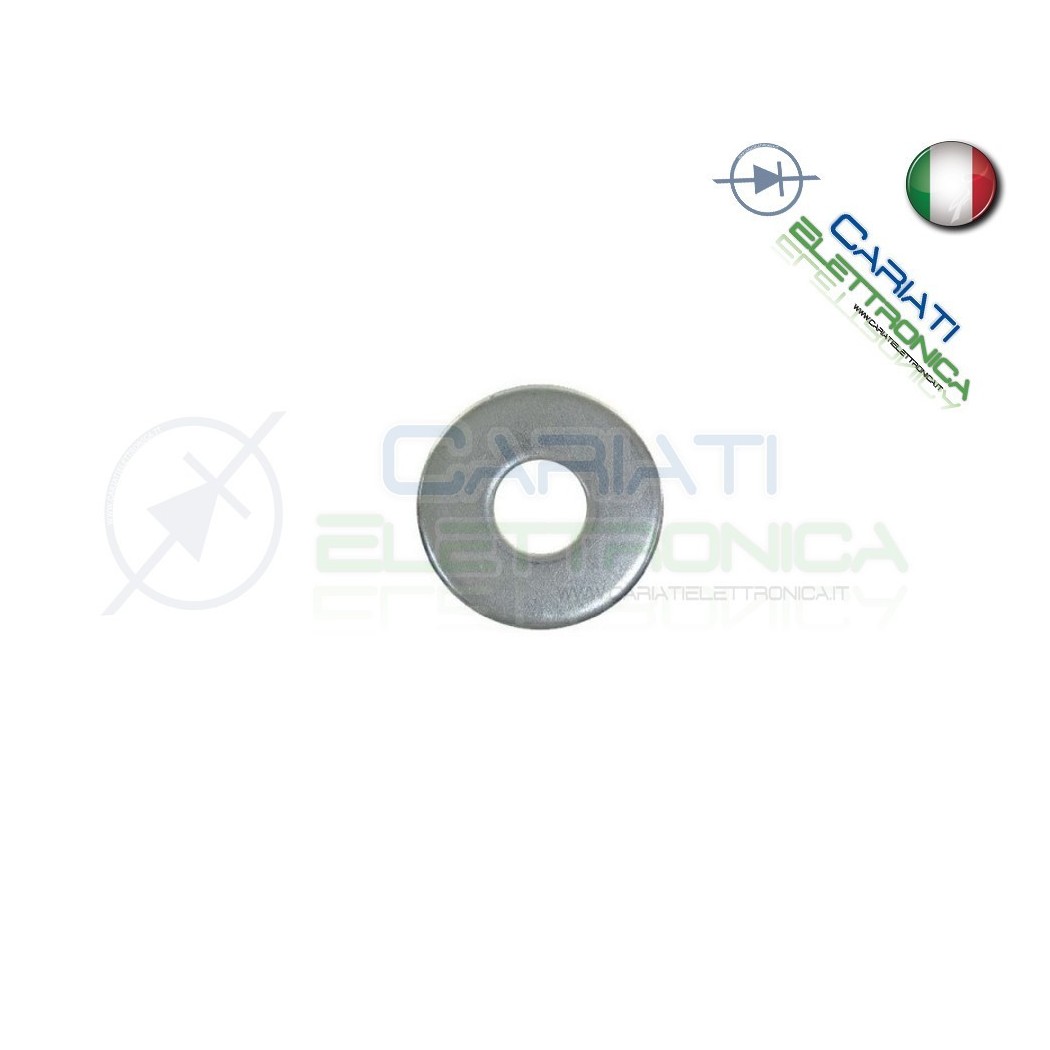 10 PEZZI Rondella M4 in Metallo Distanziali Rondelle Piana Ambrovit
