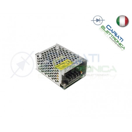 ALIMENTATORE SWITCHING 230Vac 12V 2A 25W CCTV LED