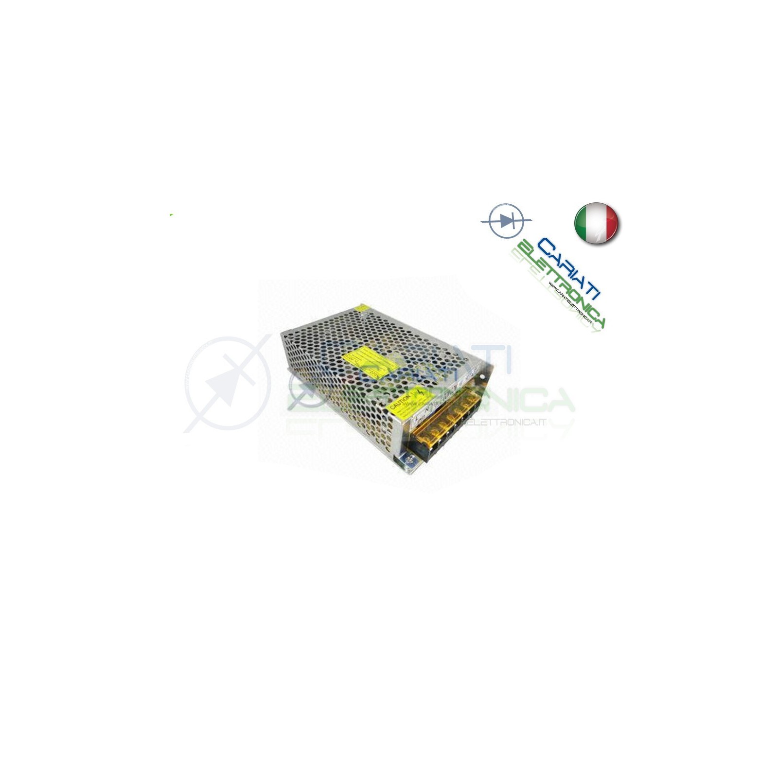 ALIMENTATORE SWITCHING 230Vac 12V 15A 180W CCTV LED