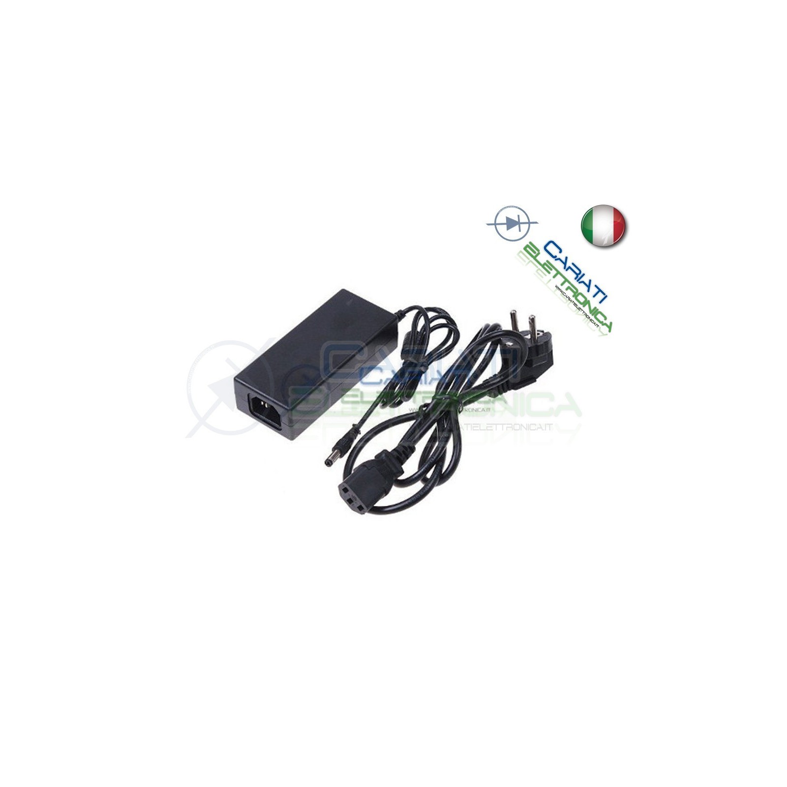 ALIMENTATORE TRASFORMATORE LED TELECAMERE 12 V 12V 5A 60W