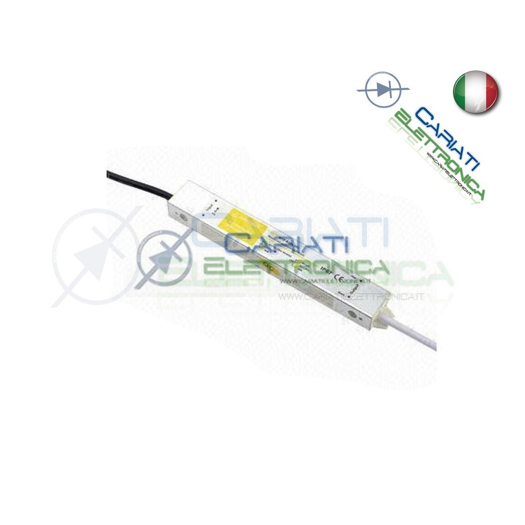Alimentatore Trasformatore Per Led Protezione IP 2A 12V 230VGenerico