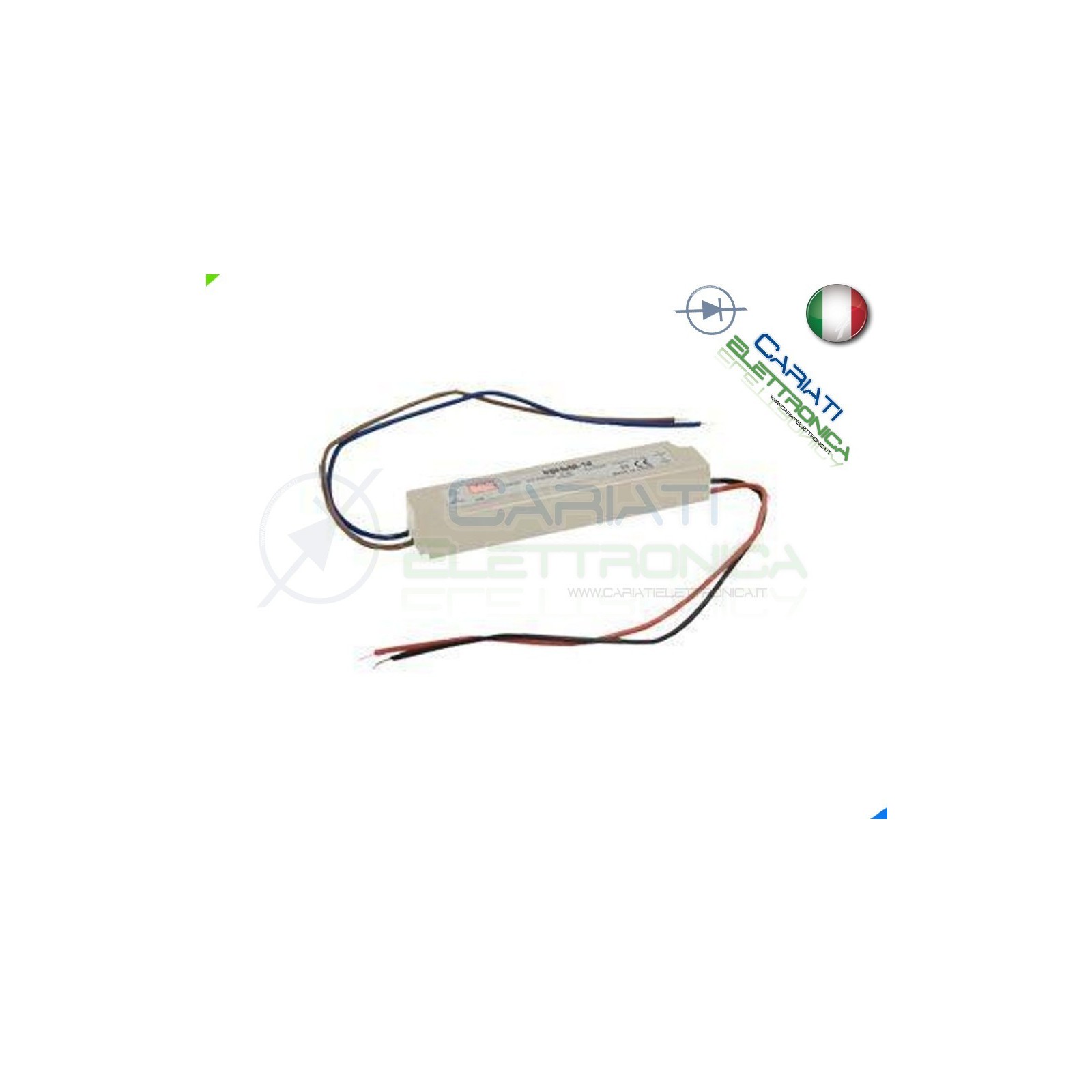Alimentatore Trasformatore IP67 0,5A 36V 230V Mean Well LPH-18-12 Mean Well