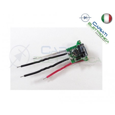 Alimentatore Trasformatore Per 1 Led da 1W 350ma Ingresso 12V DC DC