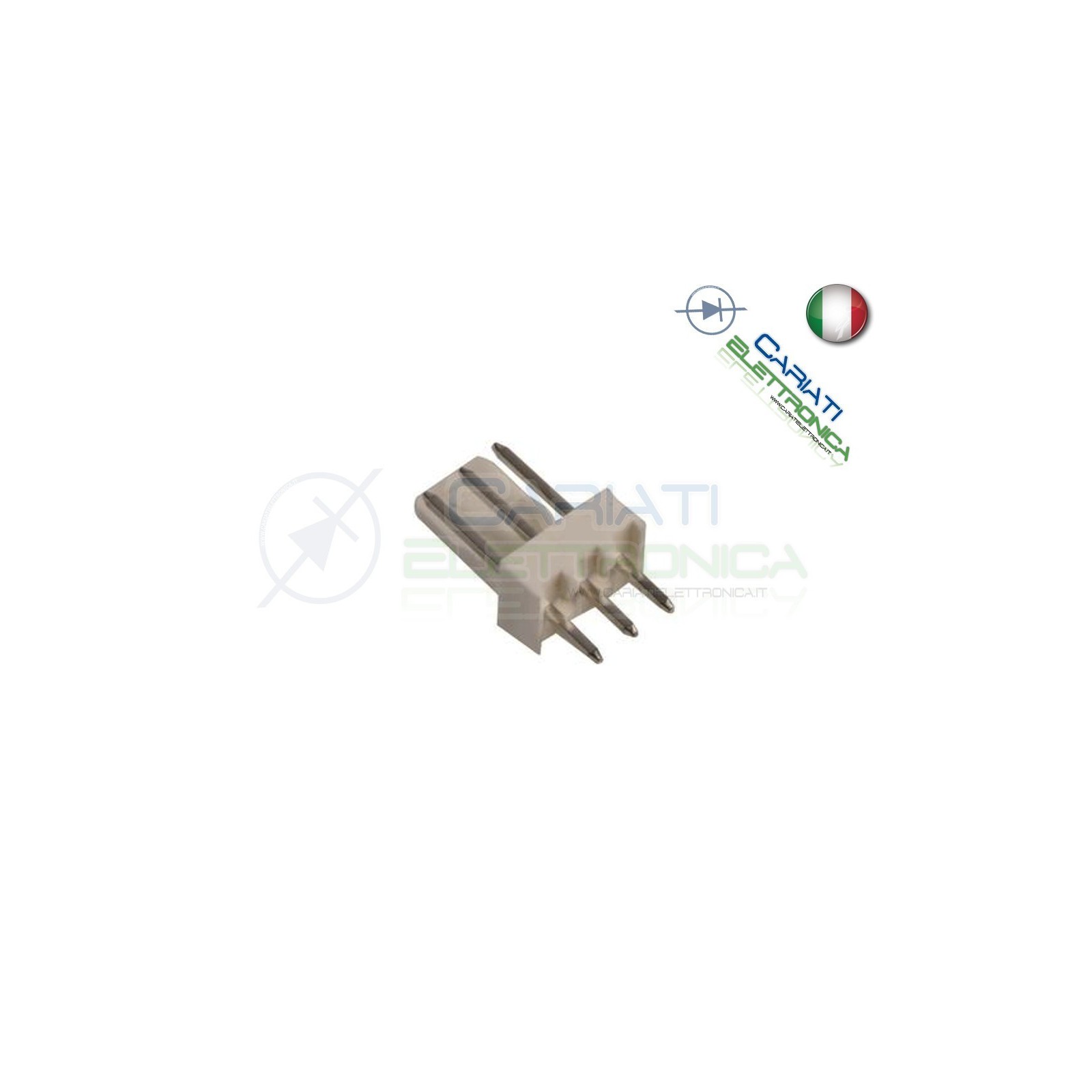 5 PEZZI Connettore Connettori MK Maschio 3 Poli