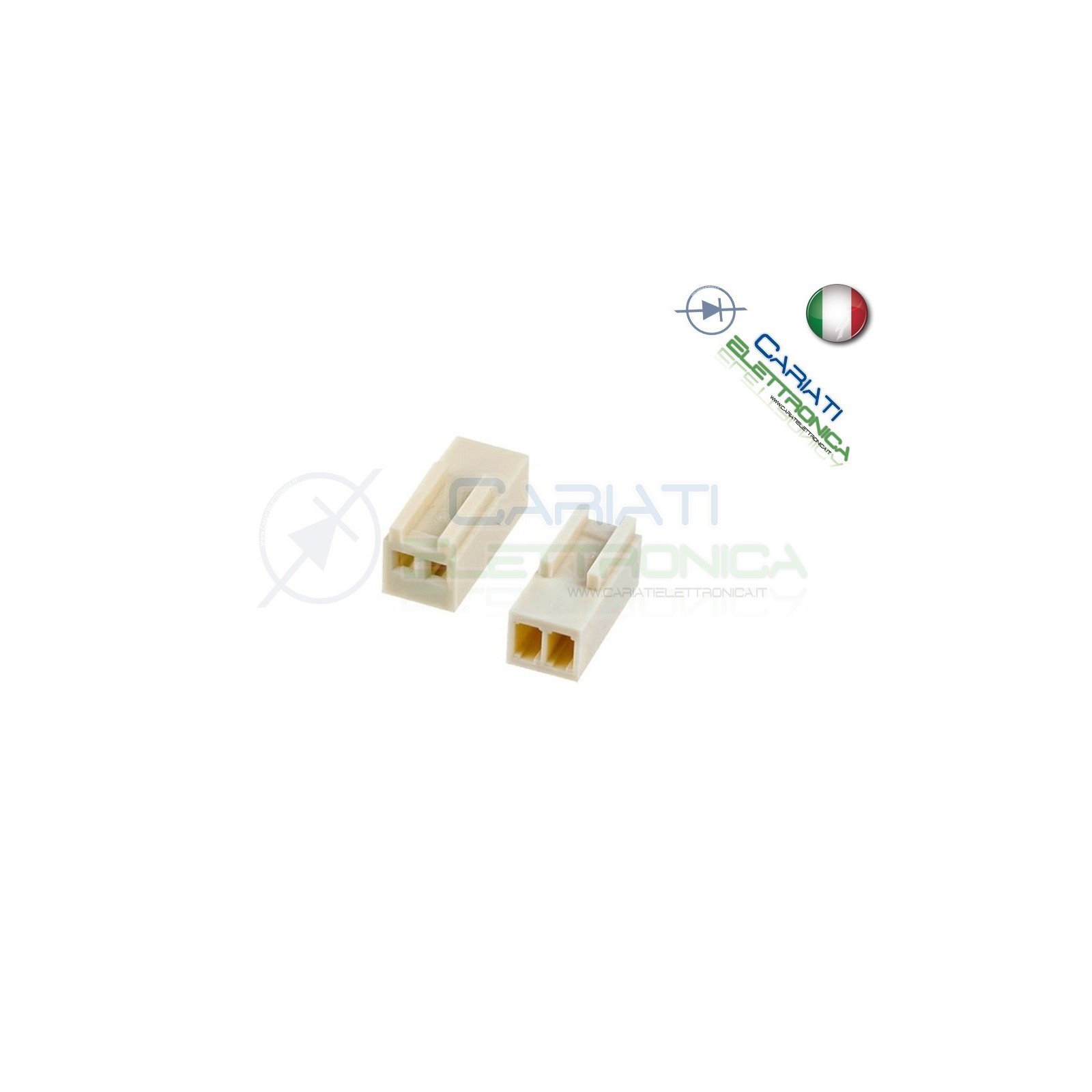 5 PEZZI Connettore Connettori MK Femmina 2 Poli Generico