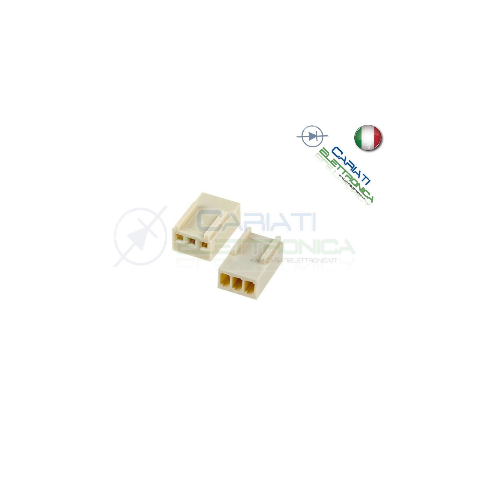 5 PEZZI Connettore Connettori MK Femmina 3 Poli