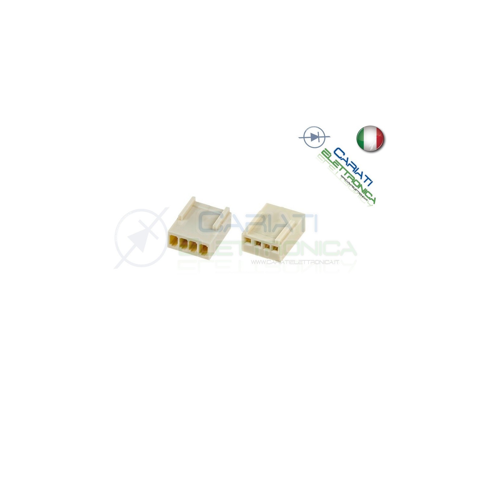 5 PEZZI Connettore Connettori MK Femmina 4 Poli Generico