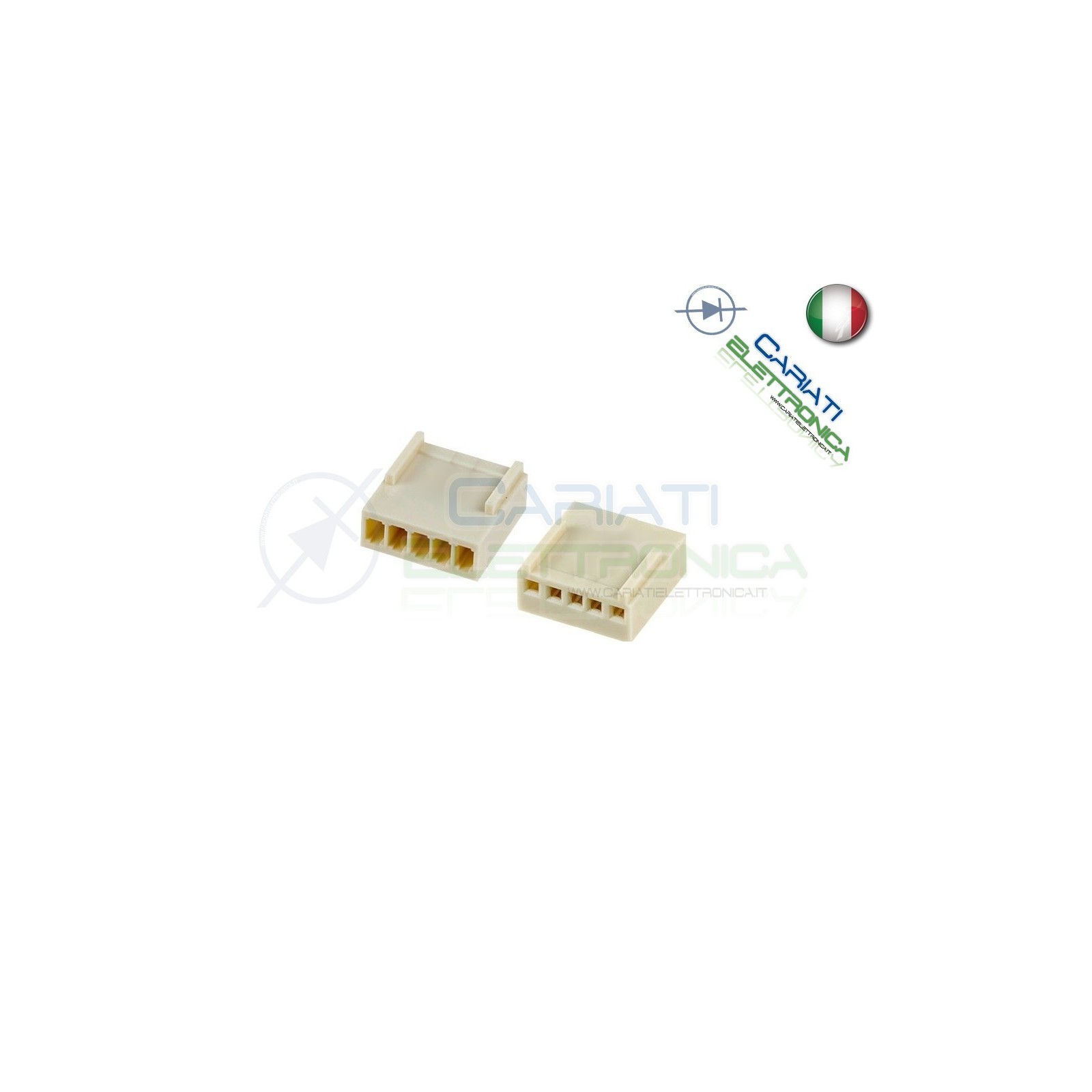 5 PEZZI Connettore Connettori MK Femmina 5 Poli Generico