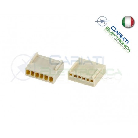 5 PEZZI Connettore Connettori MK Femmina 6 Poli Generico