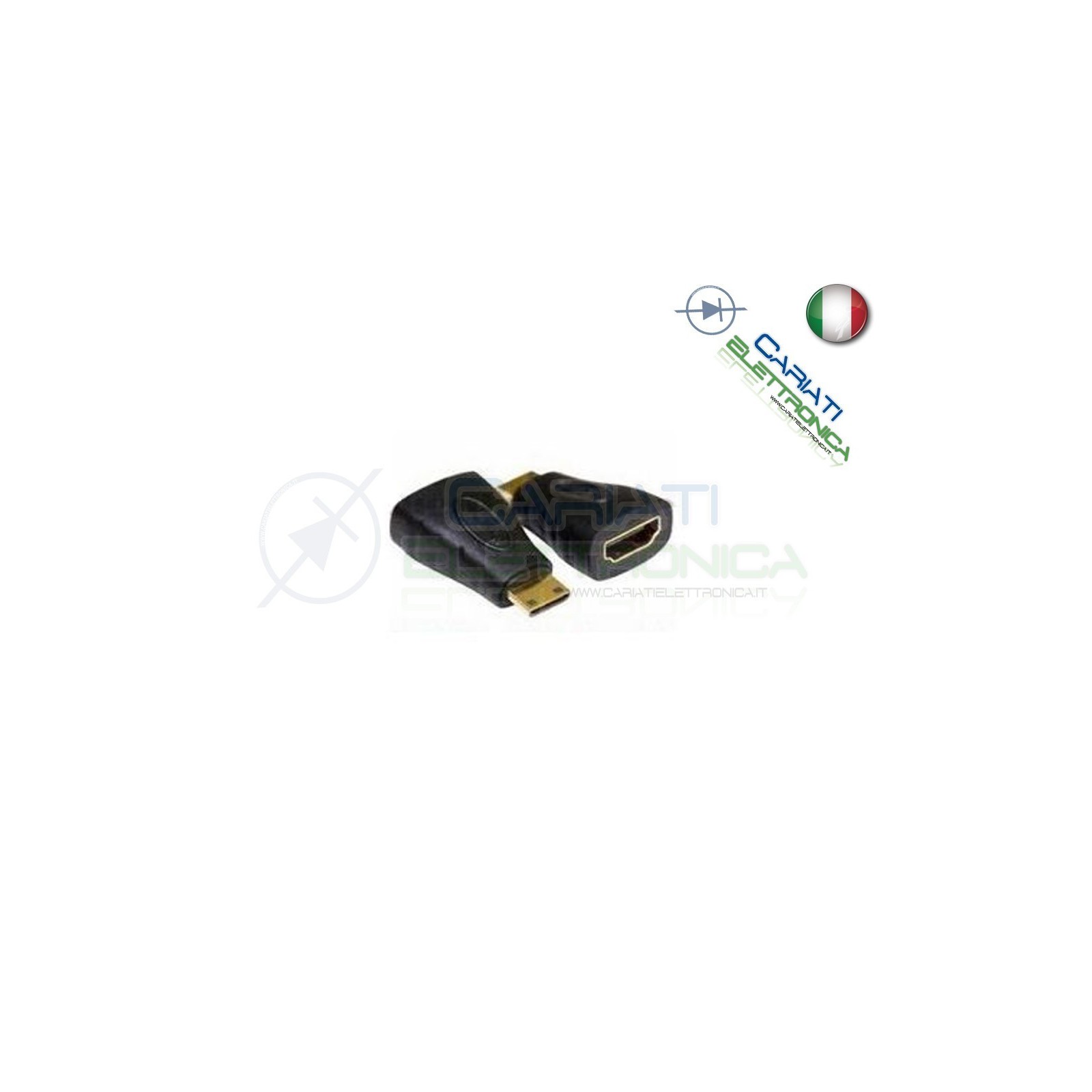 Adattatore HDMI femmina a HDMI Tipo C mini maschio Connettore Convertitore
