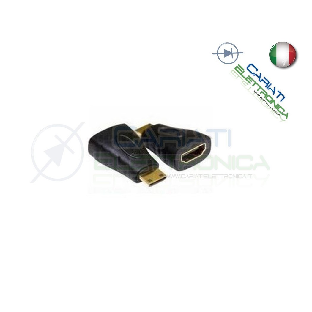 Adattatore HDMI femmina a HDMI Tipo C mini maschio Connettore Convertitore