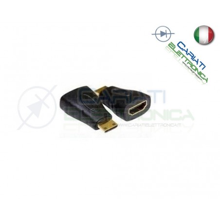Adattatore HDMI femmina a HDMI Tipo C mini maschio Connettore Convertitore