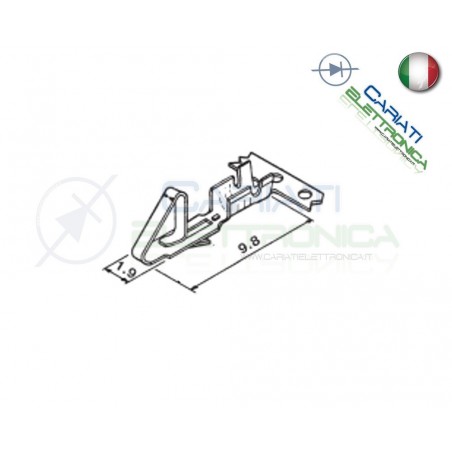 10 Pezzi Contatti per Connettore Connettori MK Femmina Generico