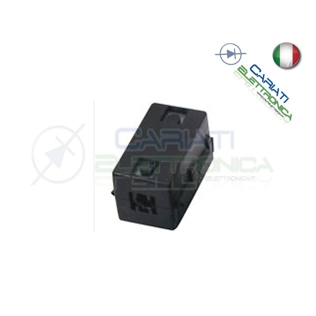FILTRO FERRITE NERO PER CAVI CONTRO ELIMINA INTERFERENZE DIAMETRO 6,5 mmFerrico