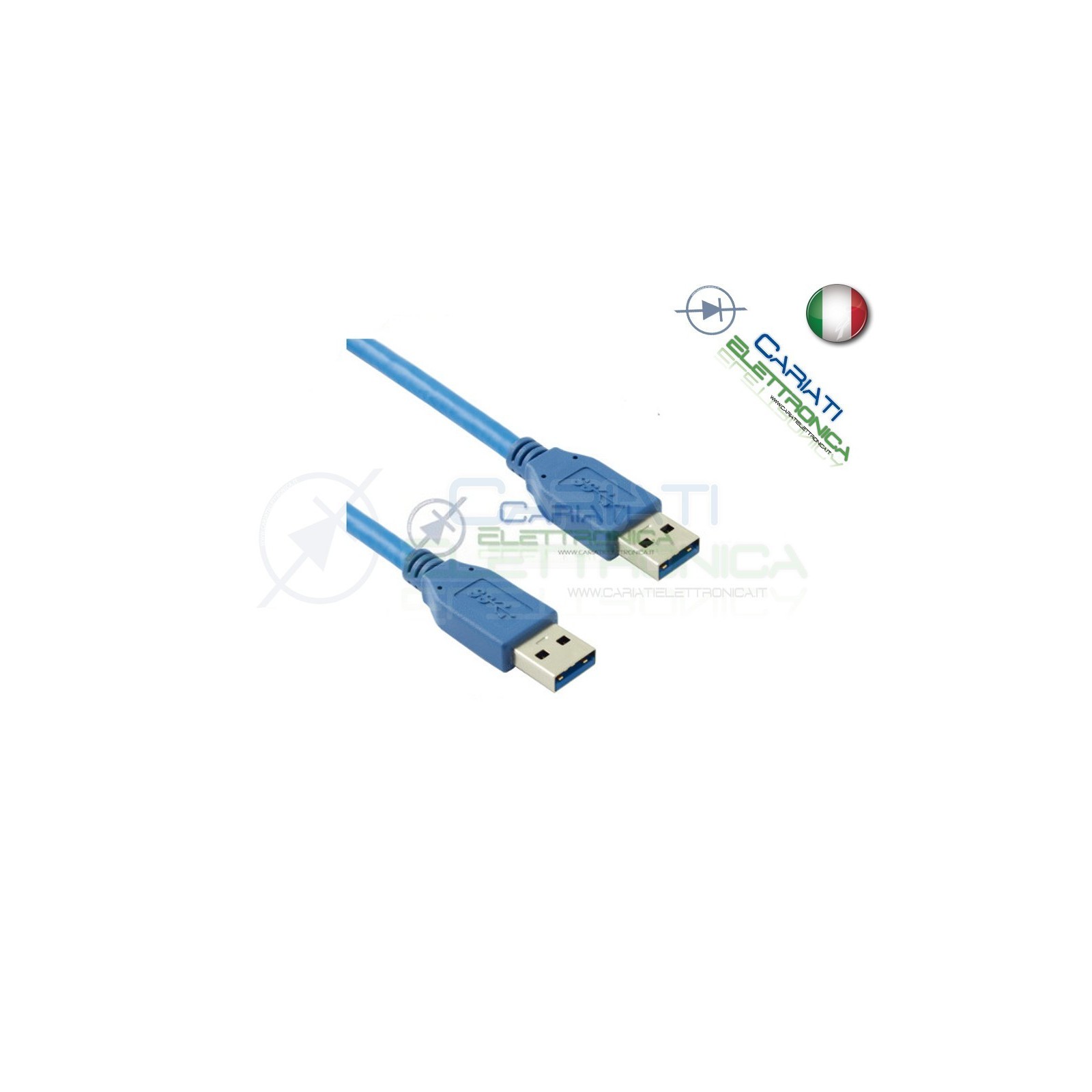 Cavo USB 3.0 Maschio / Maschio Spina A 3 m mt MM AA Presa 3mGenerico