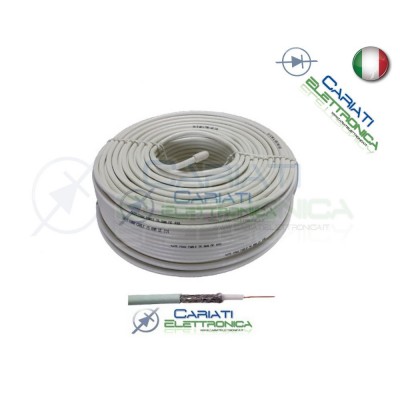 MATASSA CAVO COASSIALE PER ANTENNA TERRESTRE SATELLITARE SAT DVB-T DA 100 MGenerico