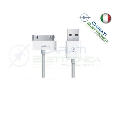 CAVO DATI USB IPHONE 3 3G 3GS 4 4S IPAD IPAD2 IPODGenerico