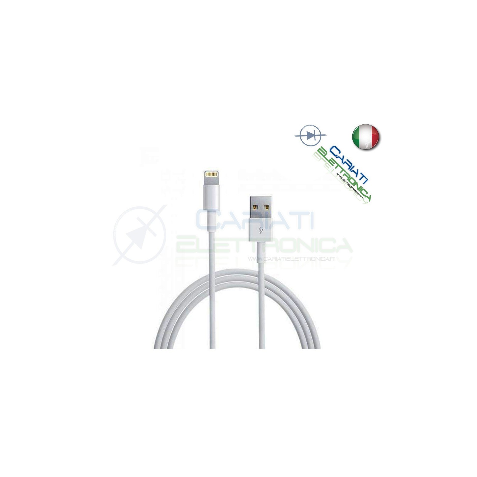 CAVO DATI USB per IPHONE 5 5S 5C 6 6 Plus SYNC CARICA per IPAD 4 IPOD lightning
