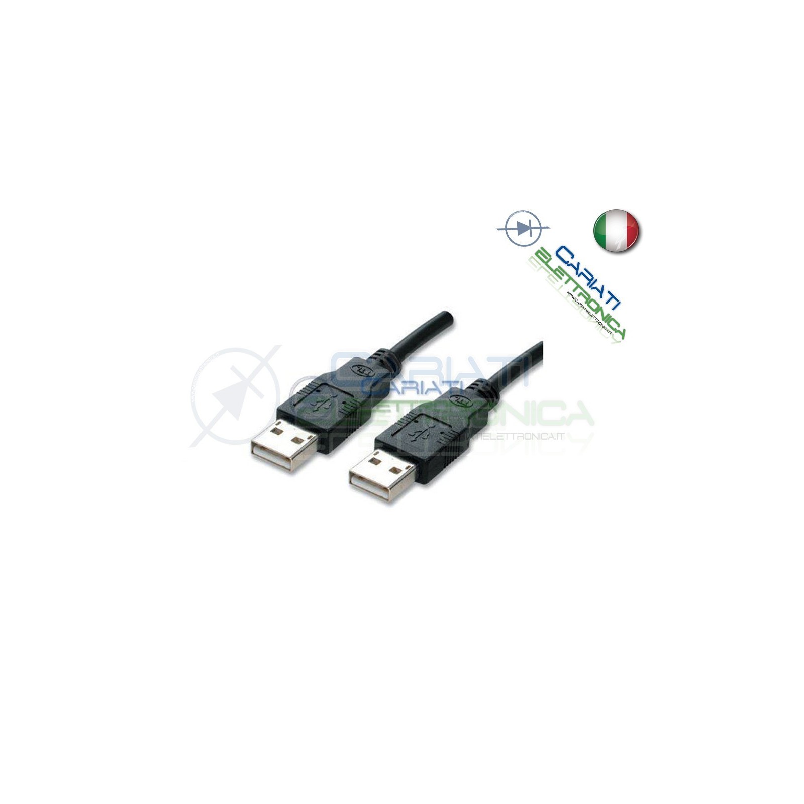 CAVO USB 2.0 A AA MM Maschio Maschio Presa Spina Connettore 1.8m