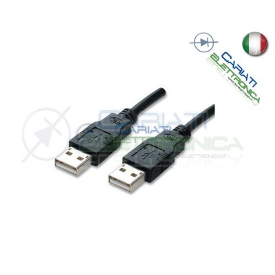 CAVO USB 2.0 A AA MM Maschio Maschio Presa Spina Connettore 1.8m