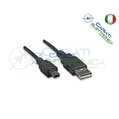 CAVO USB 2.0 A Mini 5pin MM Presa Spina Connettore 1.8mGenerico