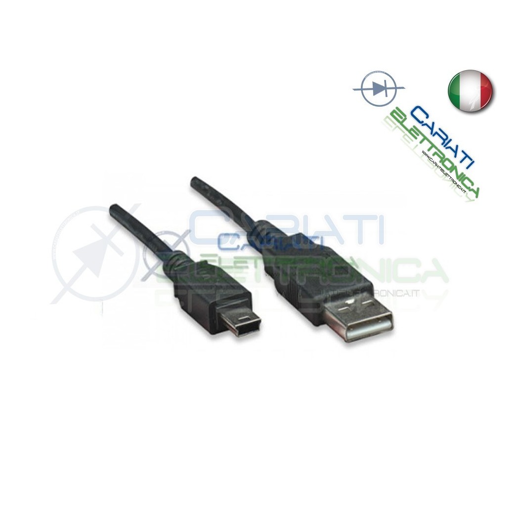 10 PEZZI CAVO USB 2.0 A Mini 5pin MM Presa Spina Connettore 1.8mGenerico