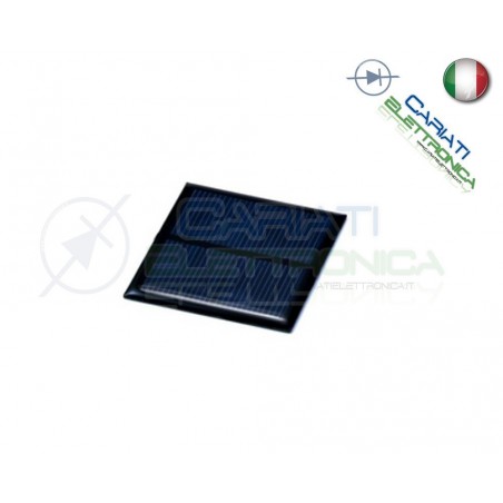 Cella Pannello Solare Fotovoltaico 3V 100mA 65x48 mm