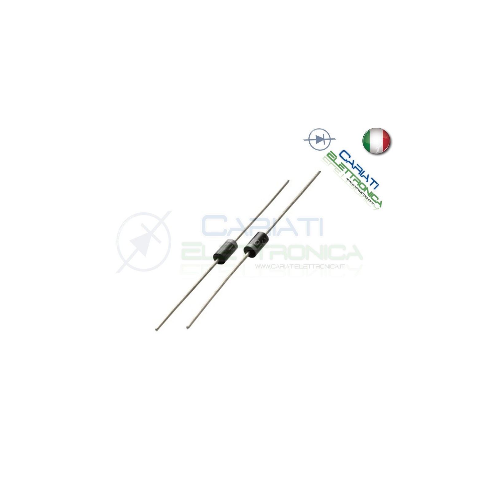 10 PEZZI DIODI DIODO 1N5819 SCHOTTKY 1A 40V