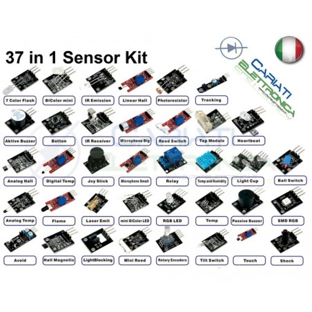 Kit 37 Sensori Moduli Per Arduino