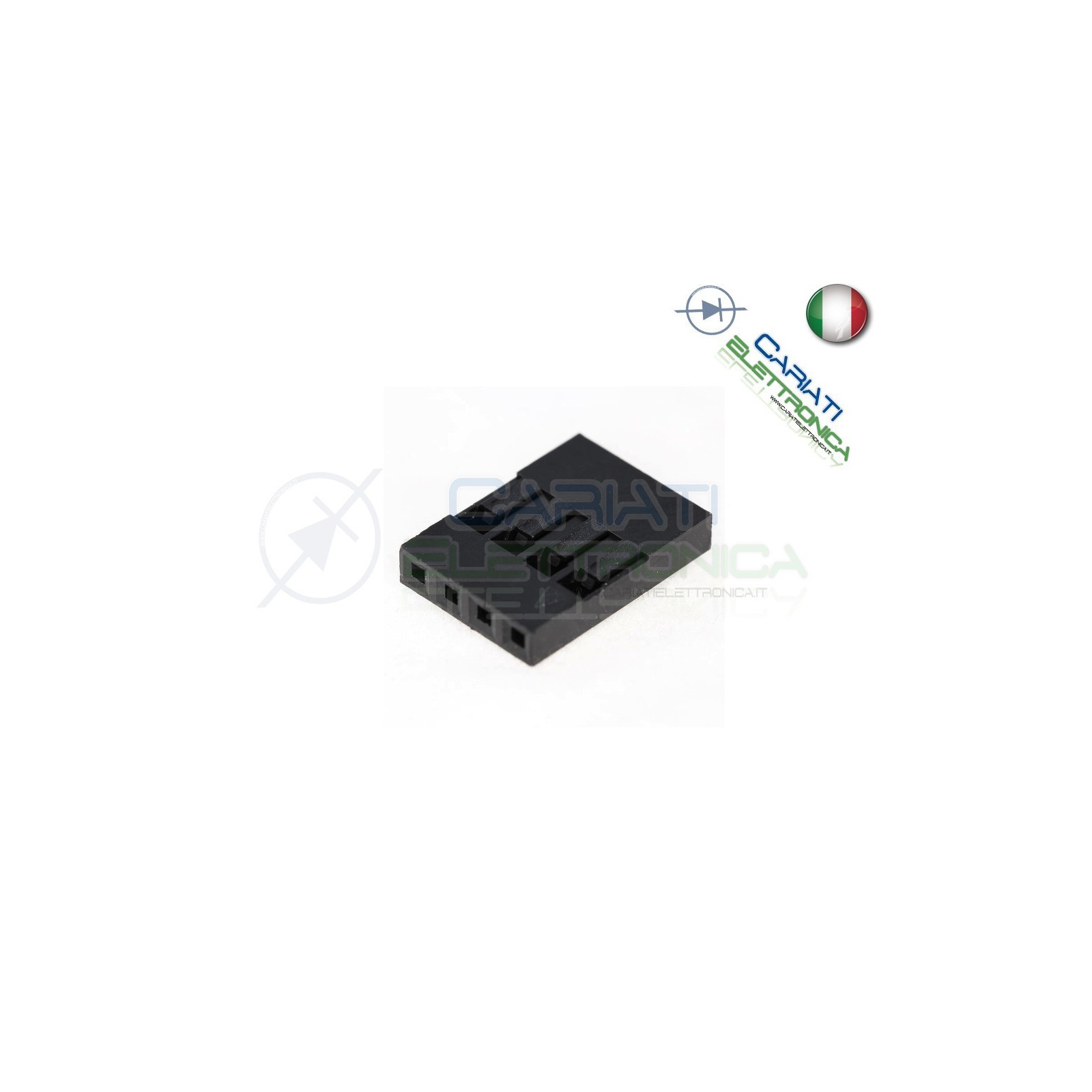 10 PEZZI Connettore Connettori DUPONT 4 Poli
