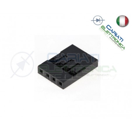 10 PEZZI Connettore Connettori DUPONT 4 Poli